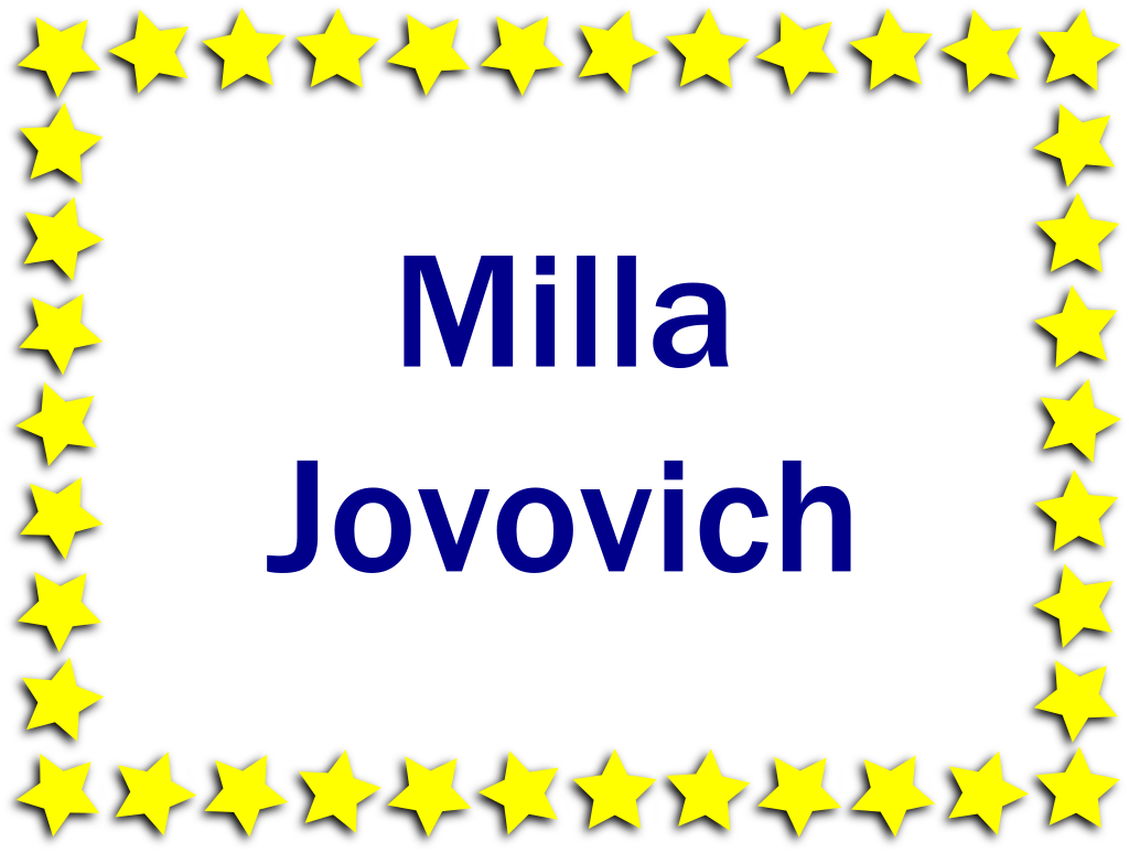 Milla Jovovich obrzek, foto