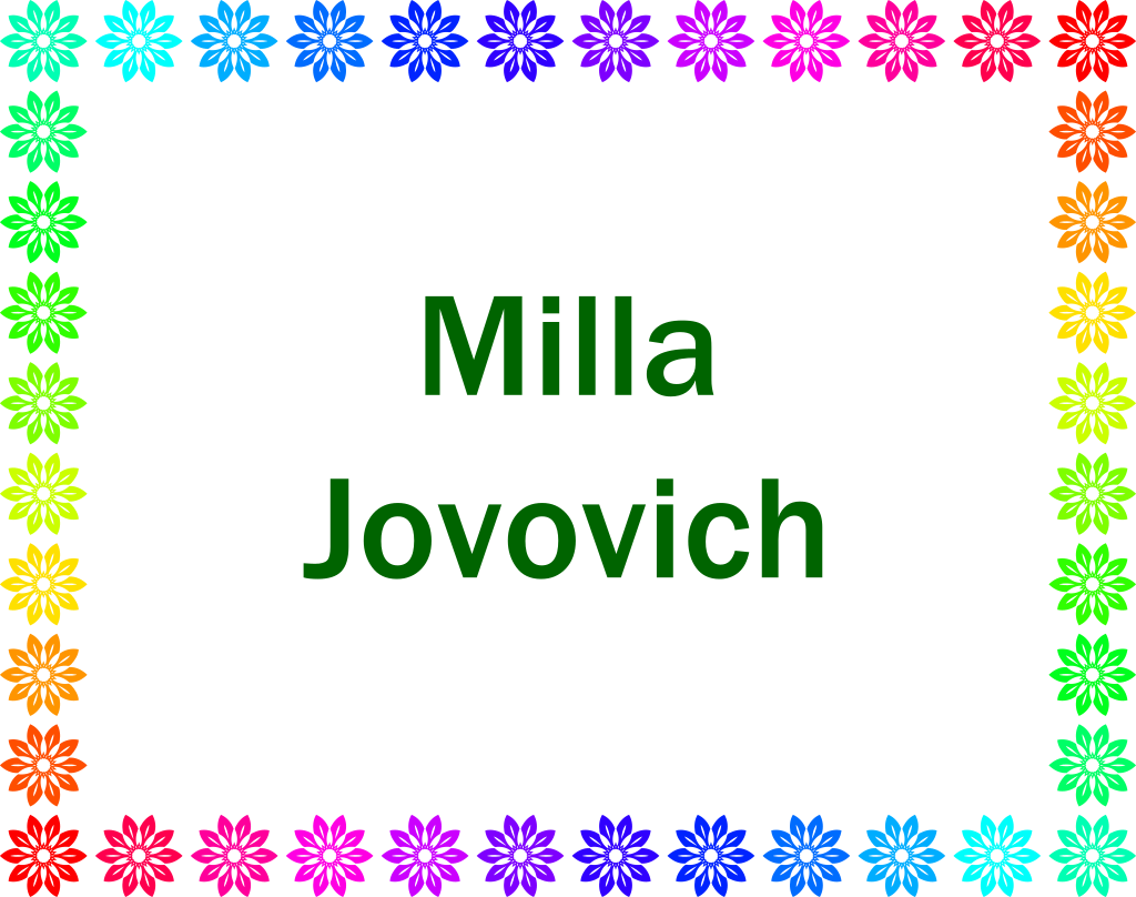 Milla Jovovich obrzek